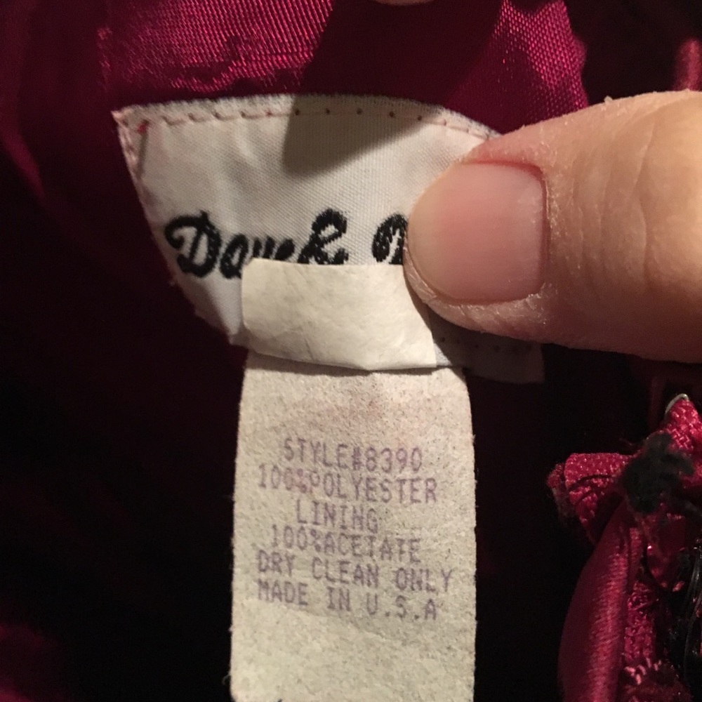 Dave & Johnny beautiful vintage halter top formal - Picture 8 of 9
